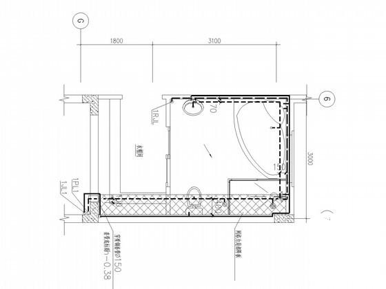 3层别墅建筑群给排水设计CAD施工图纸 - 3
