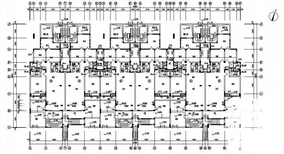 6层住宅楼给排水设计CAD施工图纸（市政工程） - 1