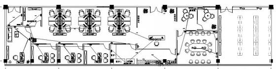 3层办公室装饰电气CAD图纸 - 1
