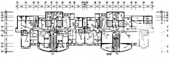 一类高层小区住宅楼电气CAD施工图纸 - 2