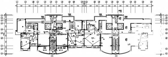 一类高层小区住宅楼电气CAD施工图纸 - 3