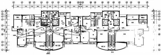 一类高层小区住宅楼电气CAD施工图纸 - 4