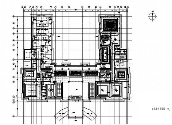 3层接待会所电气CAD施工图纸(综合布线系统) - 1