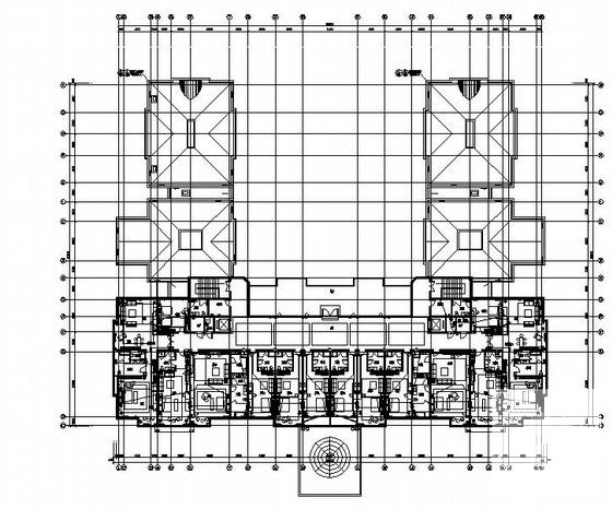 3层接待会所电气CAD施工图纸(综合布线系统) - 2