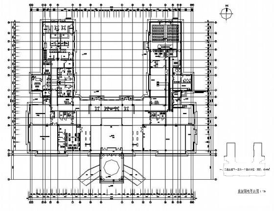 3层接待会所电气CAD施工图纸(综合布线系统) - 4