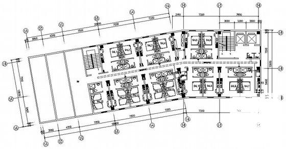 9层快捷酒店电气CAD施工图纸 - 3