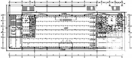 2层城际轨道交通站房电气CAD施工图纸(照明系统设计) - 1