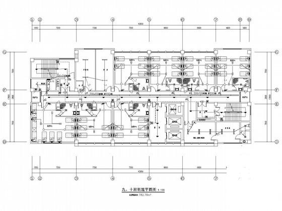 11层综合服务中心电气CAD施工图纸（附计算书） - 2