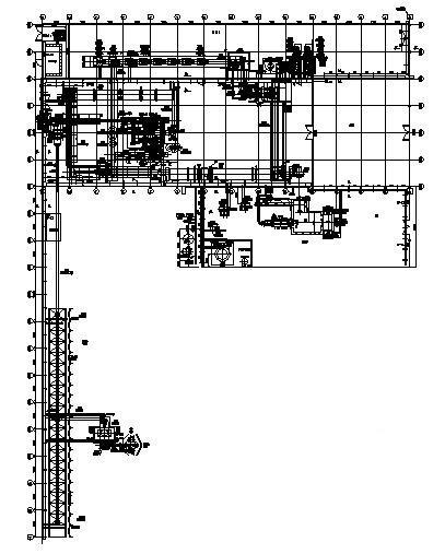 化肥厂车间配电与电气设备控制原理CAD图纸 - 1