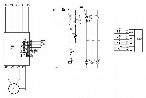 化肥厂车间配电与电气设备控制原理CAD图纸 - 3