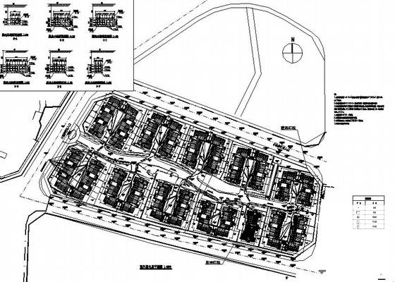 农村住宅小区室外电气管网CAD图纸(防雷接地系统) - 3