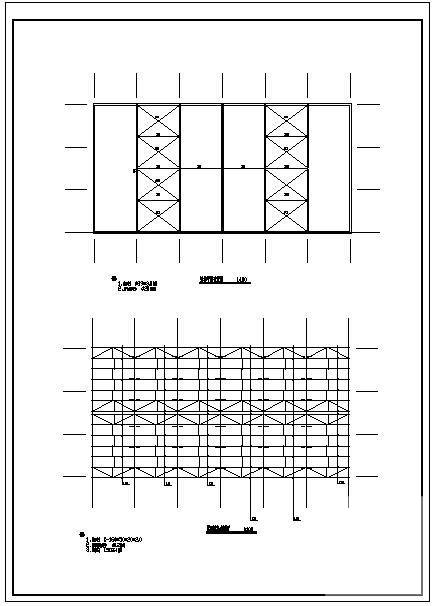 17.4m跨单层钢结构厂房设计CAD图纸 - 2