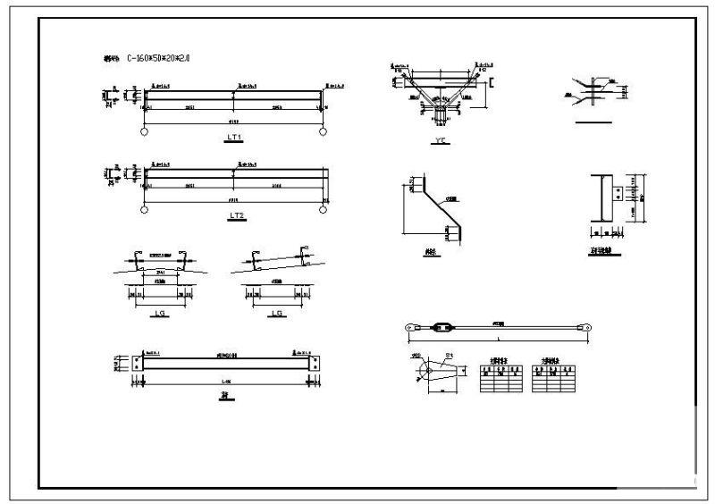 17.4m跨单层钢结构厂房设计CAD图纸 - 4