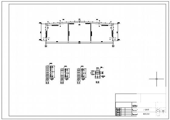 24m跨单层门式刚架厂房仓库结构设计图纸（建筑设计说明） - 1