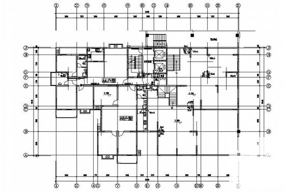 18层住宅楼给排水设计CAD图纸 - 1