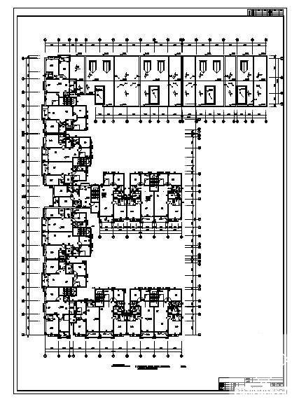 小区6层住宅楼给排水CAD施工图纸 - 1