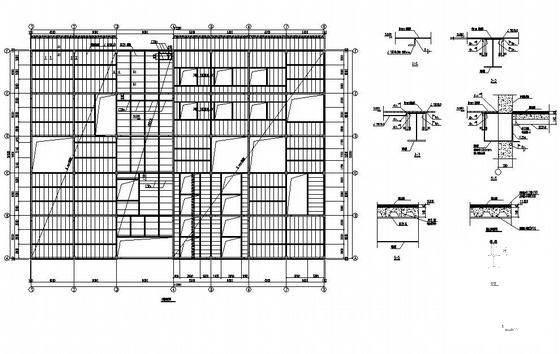 29.2米跨4层钢结构厂房结构设计图纸（桩基础） - 4