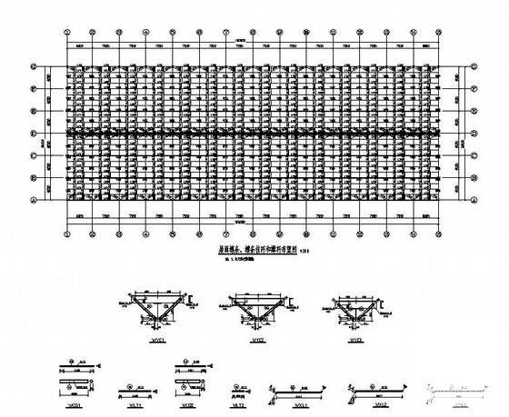 18米跨单层独立基础工业厂房设计CAD图纸(轻型钢结构) - 1
