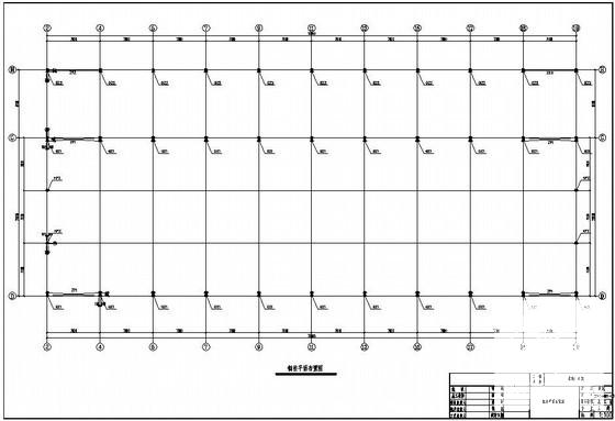 21米跨单层门式刚架饮料厂厂房结构设计方案CAD图纸 - 4
