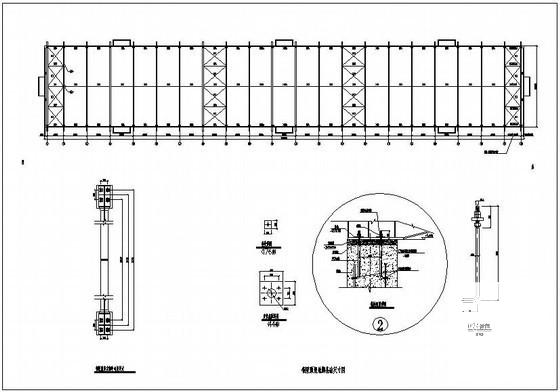 21米跨单层钢结构厂房结构设计图纸（门式刚架） - 2