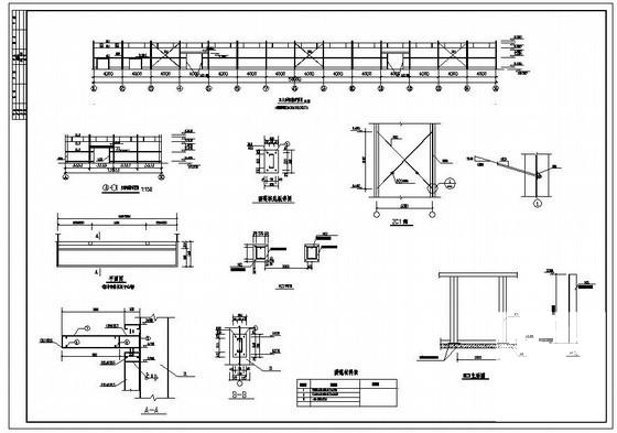 20米跨单层钢结构厂房结构设计图纸（独立基础） - 2