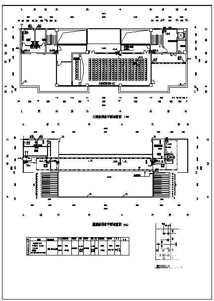 县交警大队综合业务用房给排水CAD施工图纸(自动喷水灭火系统) - 1