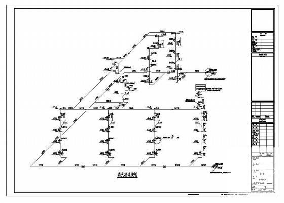 小学教学楼给排水CAD施工图纸 - 1