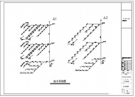 国内3层制药公司验室给排水CAD图纸(管道试验压力) - 3