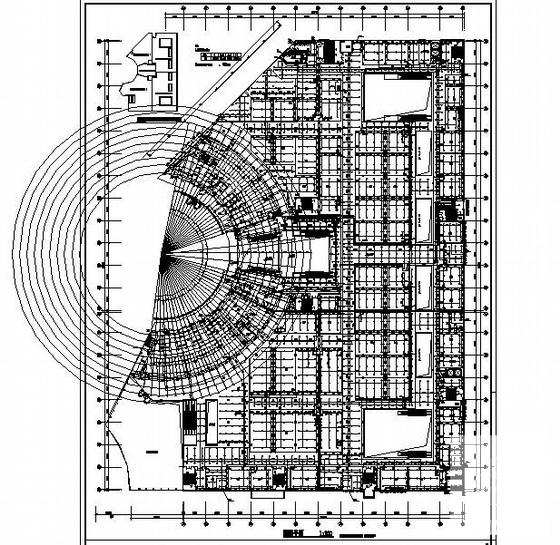 4层大型超市给排水CAD图纸 - 3