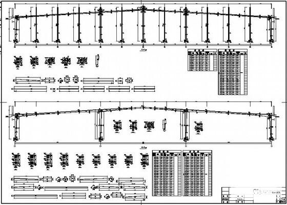 26.7m跨单层独立基础钢结构厂房结构设计CAD图纸 - 4