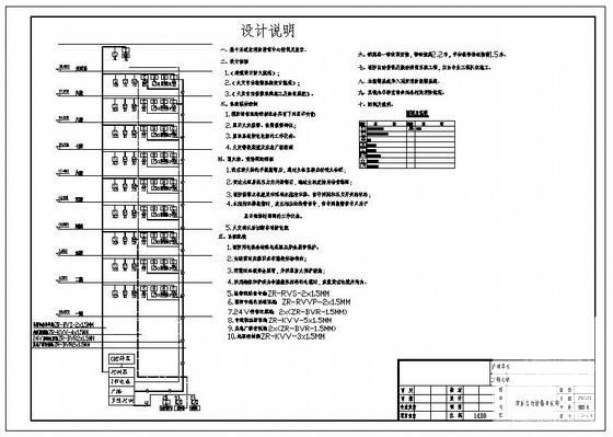 9层酒店给排水CAD图纸(自动报警系统) - 3
