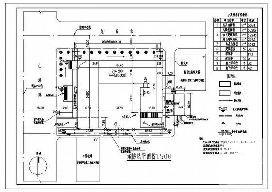 房地产开发公司32层总工会综合楼给排水CAD图纸(自动喷水灭火系统) - 1