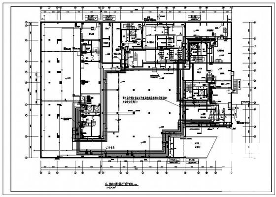 房地产开发公司32层总工会综合楼给排水CAD图纸(自动喷水灭火系统) - 3