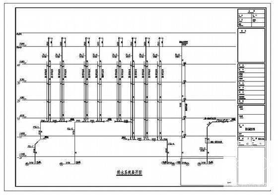 4层宾馆给排水CAD施工图纸(二类建筑) - 4