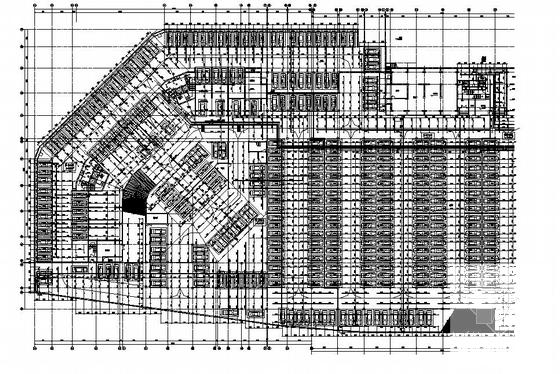 6层办公楼地下室给排水设计CAD图纸 - 1