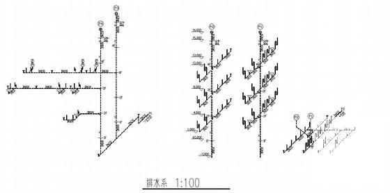 4层办公楼给排水设计CAD图纸 - 4