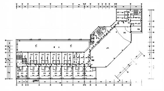 8层综合楼给排水及消防系统CAD图纸 - 1