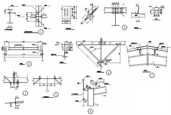 25米跨单层钢结构厂房结构CAD施工图纸（门式刚架,轻钢结构） - 3