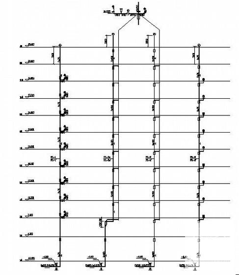 11层商业楼给排水设计CAD图纸(自动喷水灭火系统) - 2