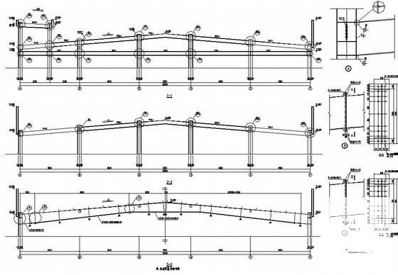 跨度29.2m多层门式刚架厂房结构设计图纸（桩基础） - 3