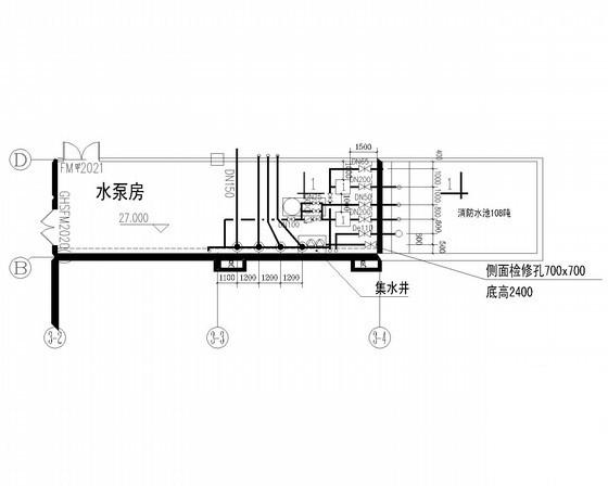 地下2层商场给排水CAD施工图纸 - 3