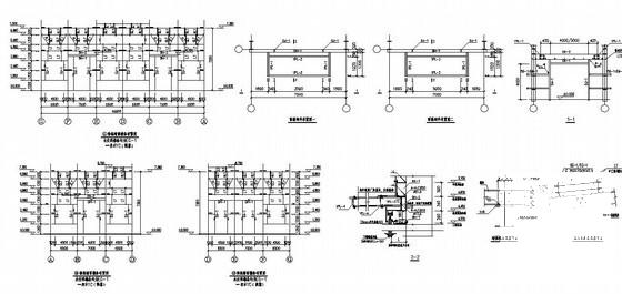 跨度40米单层门式刚架厂房结构设计图纸（独立基础）(平面布置图) - 4