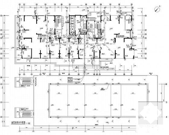 26层外语培训中心公寓给排水CAD施工图纸 - 5