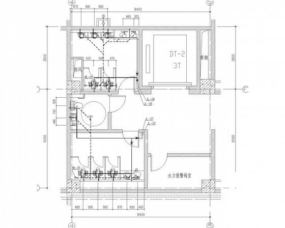 4层博物馆给排水CAD施工图纸(消火栓系统图) - 2