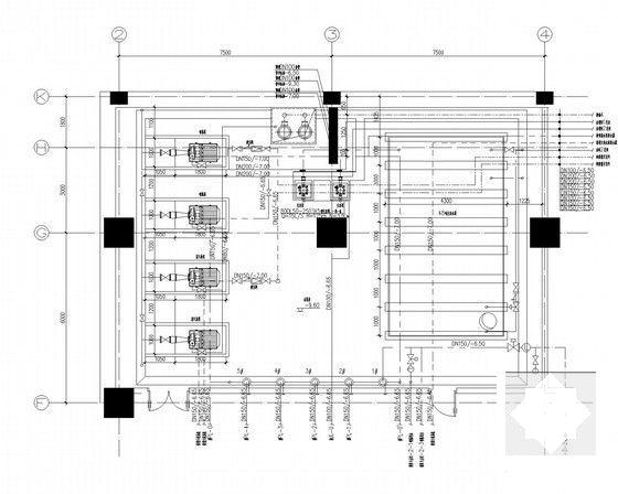24层设计中心给排水CAD施工图纸 - 4