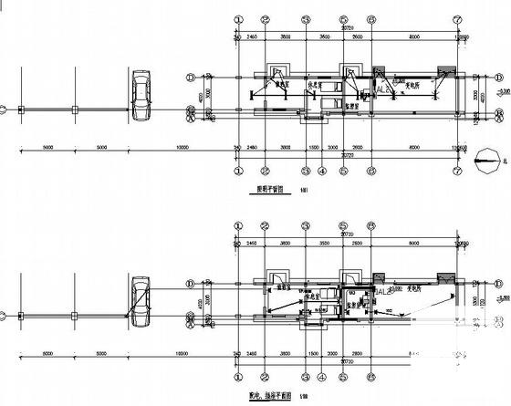 公司门卫室电气CAD施工图纸（三级负荷） - 1