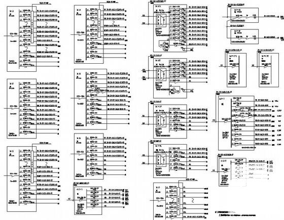 地上5层框架结构综合楼电气CAD施工图纸（地下1层）(火灾自动报警系统) - 3