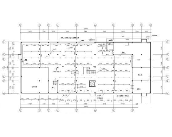 5层办公楼给排水CAD图纸(自动喷淋系统图) - 1