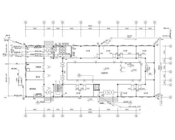 5层办公楼给排水CAD图纸(自动喷淋系统图) - 2