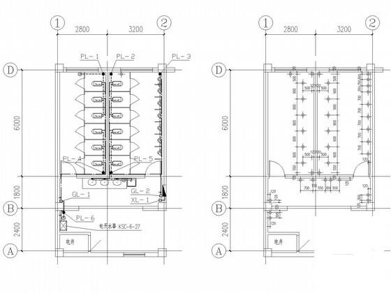 5层教学楼给排水CAD施工图纸(卫生间大样图) - 3